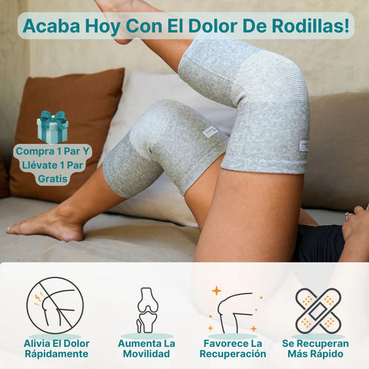 Bambuvia™ – Rodillera de compresión de bambú premium